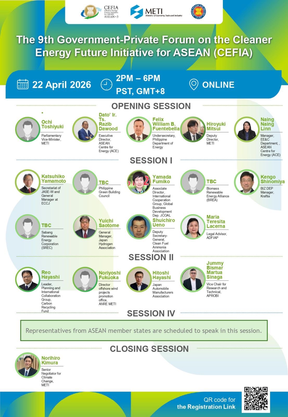 The 9th Government-Private Forum on the Cleaner Energy Future Initiative for ASEAN (CEFIA)